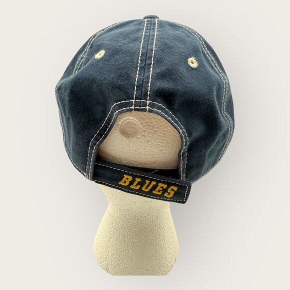 St. Louis Blues NHL Adjustable Navy Baseball Cap Embroidered Logo Hockey Hat - Picture 3 of 7